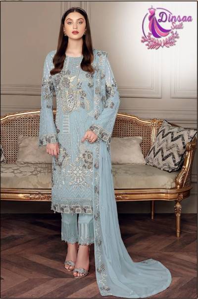 DINSAA 161 COLOURS PAKISTANI SALWAR SUIT WHOLESALER